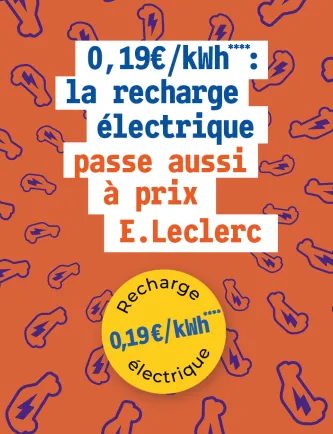 E.Leclerc Charge E-Lec Offre 0,19€/kWh