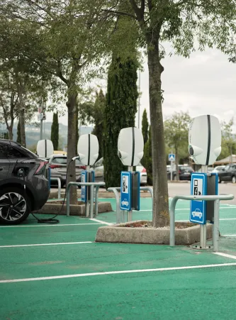 Bornes parking E.Leclerc